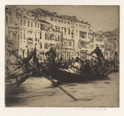 Feestdag, Venetië door Mortimer Menpes