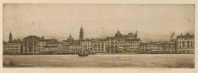 Panorama vanaf St. Mark door Mortimer Menpes