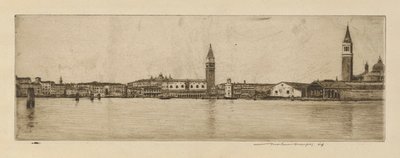 Panorama vanaf St. Mark door Mortimer Menpes