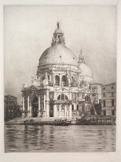 Santa Maria Della Salute #1, 1910 door Mortimer Menpes