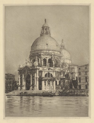 Santa Maria della Salute door Mortimer Menpes