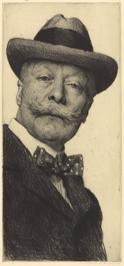 Zelfportret door Mortimer Menpes