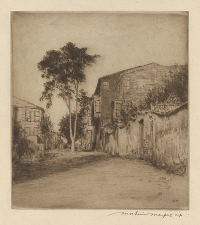 Siciliaanse Straat door Mortimer Menpes