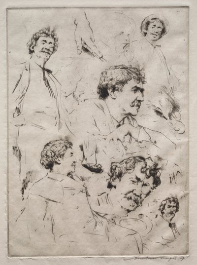 Zes gezichten van Whistler door Mortimer Menpes