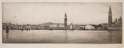 Basin van San Marco, Venetië door Mortimer Menpes