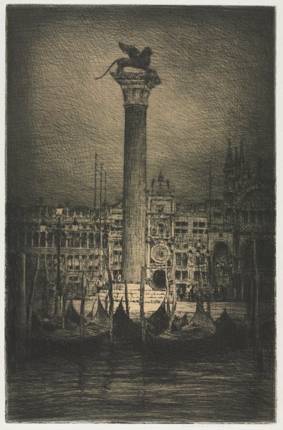 Piazza San Marco door Mortimer Menpes