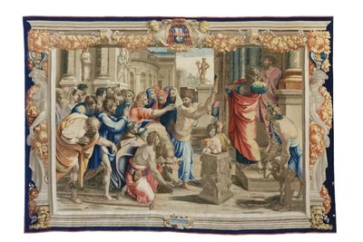 Het offer van Listri, ca.1630 door Mortlake Tapestry Manufactory