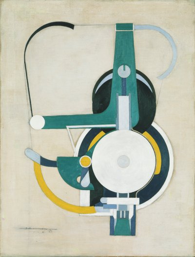 Schilderij (voorheen Machine) door Morton Livingston Schamberg