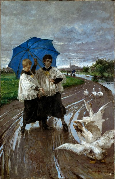 De terugkeer van het festival door Mose Bianchi
