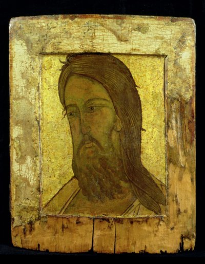 Icoon van St. Johannes de Doper, c.1500 door Moscow School