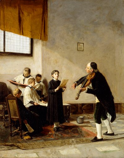 Aan de vooravond van het feest door Mose Bianchi