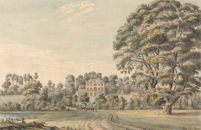 Bevere House bij North Claines, Worcestershire door Moses Griffith