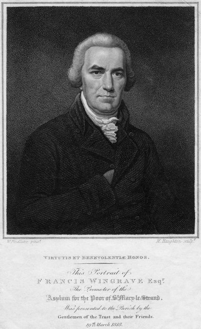 Francis Wingrave ca. 1789-1823, 1818 door Moses Haughton