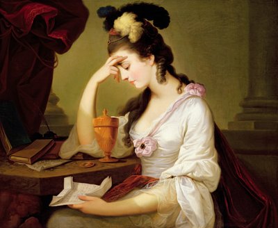 Sigismonda en het Hart van Guiscardo door Moses Haughton