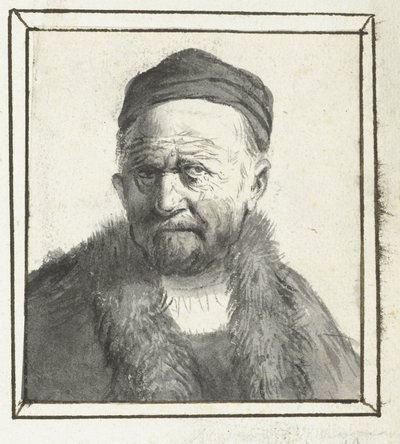 Buste van een man door Moses Ter Borch
