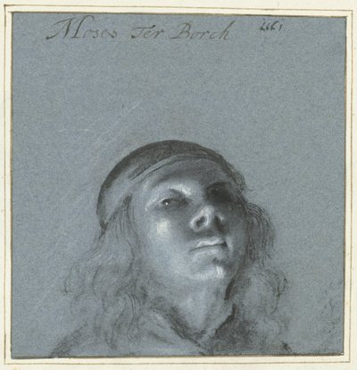Zelfportret van Moses ter Borch door Moses Ter Borch