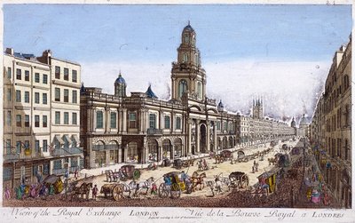 Royal Exchange 2e Exterieur, Londen door Mothey Lairee