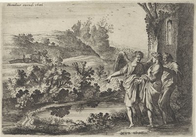 Tobias, Tobit en de engel door Moyses van Wtenbrouck