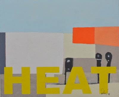 Yellow Heat-landschap door Mr PETTO