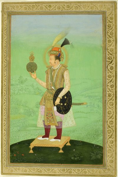 Portret van Keizer Jahangir, c.1800 door Mughal School