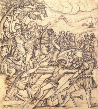 De kruisiging (ca. 1650) door Mughal School