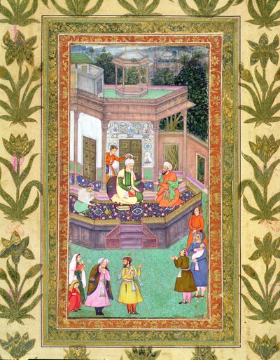 De Qazi, uit het Small Clive Album door Mughal School