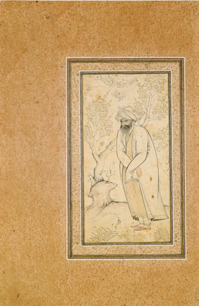 Een staande derwisj door Muhammad Muhsin