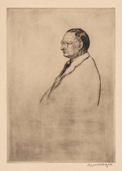 John Robertson, J. P., Dundee door Muirhead Bone