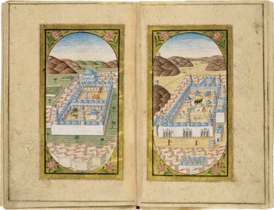 Al-Masjid al-Nabawi en Masjid al-Haram, 1783 door Mustafa Halimi