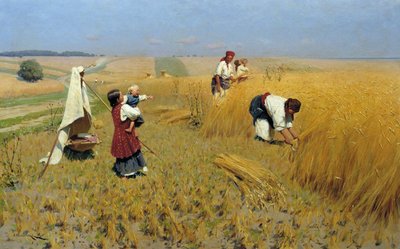 Oogst in Oekraïne, 1886 door Mykola Kornylijowytsch Pymonenko