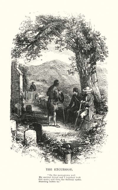 William Wordsworth: The Excursion door Myles Birket (after) Foster