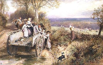 Een blik op de honden door Myles Birket Foster
