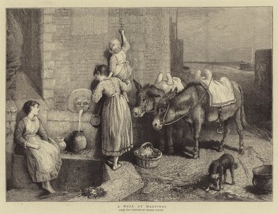 Een put in Hastings door Myles Birket Foster