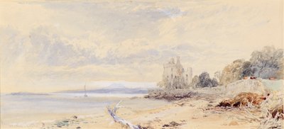 Barnbogle Castle, Firth of Forth door Myles Birket Foster
