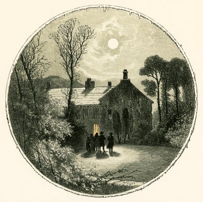Kerstminstrelen door Myles Birket Foster