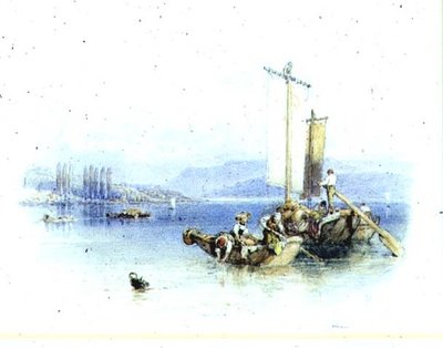 Comomeer, Italië door Myles Birket Foster