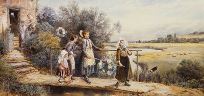 Meidagkransen door Myles Birket Foster