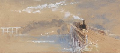 Regen, stoom en snelheid door Myles Birket Foster