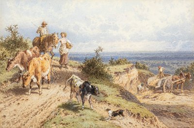Thuiskomst door Myles Birket Foster
