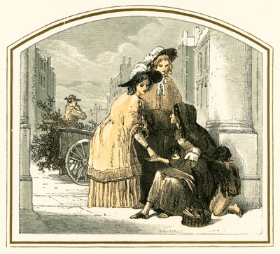De nadering van Kerstmis door Myles Birket Foster