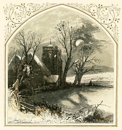 De dood van het oude jaar door Myles Birket Foster
