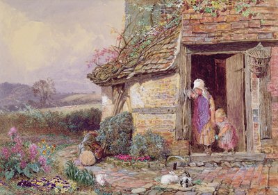 Onbekend Schilderij door Myles Birket Foster