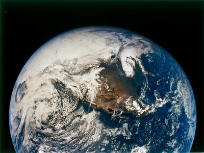 Noord- en Midden-Amerika vanuit Apollo 16 door NASA Images