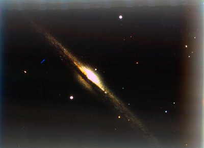 De Naaldgalaxie in Coma Berenices door NASA Images