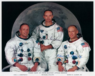 De bemanning van Apollo 11, 1969 door NASA Images