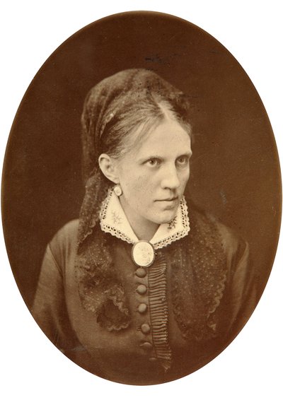 Anna Dostyevskaya, vrouw van de Russische auteur Fjodor Dostojevski door N.A. Lorenkovich