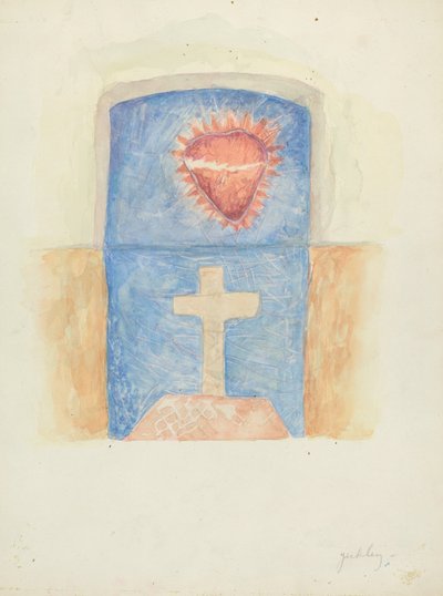 Sluitsteen door N.H. Yeckley