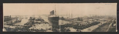 De Lusitania aan het einde van de recordreis door N.W. Penfield