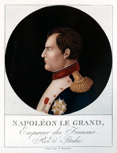 Keizer Napoleon Bonaparte, 1769-1821, 1912 door N. Bertrand