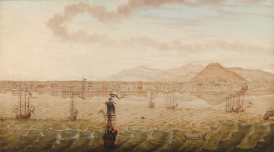 Uitzicht op Smyrna (Izmir) door N. Knop (signed by artist)